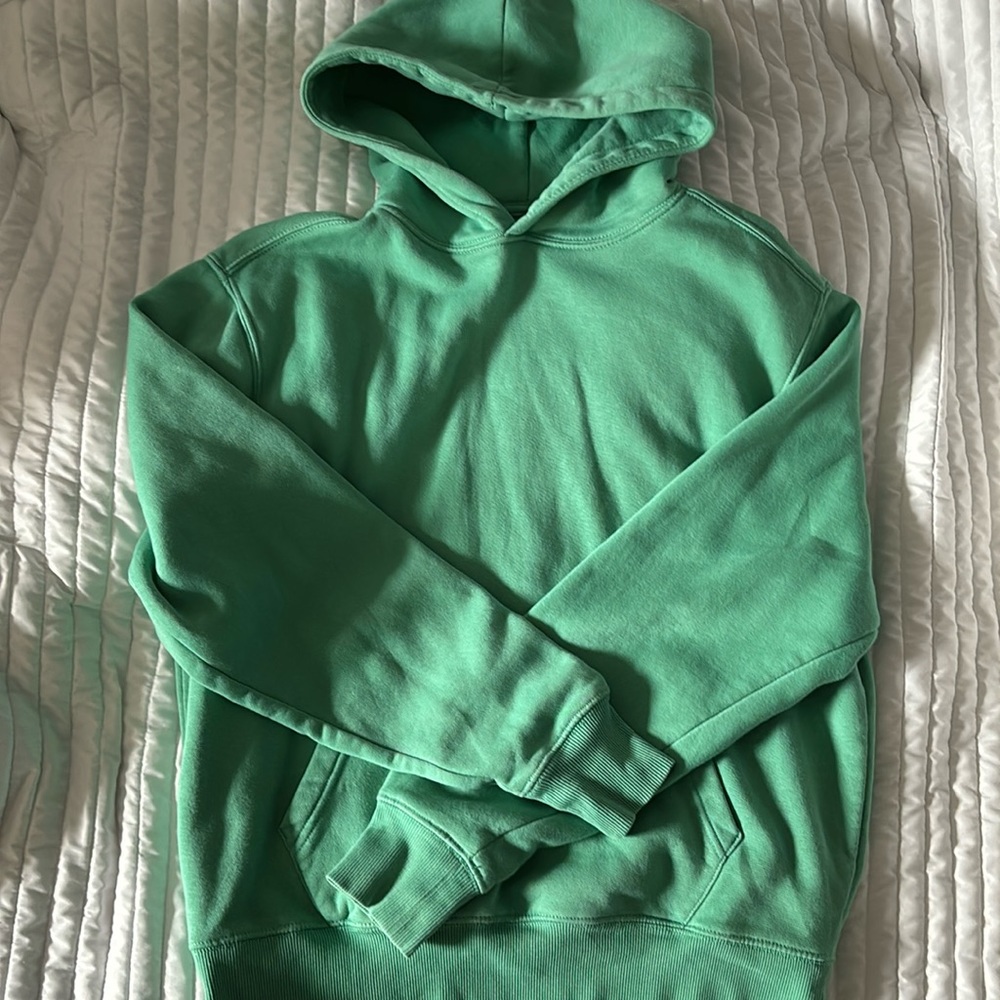 OLD NAVY LIGHT GREEN HOODIE UNISEX SMALL